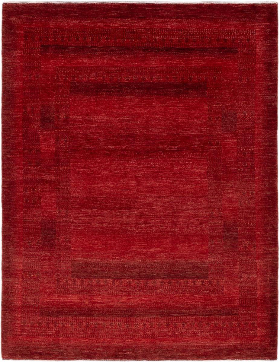 Persian Rug Persian Gabbeh Loribaft Atash 198x153 198x153, Persian Rug Knotted by hand