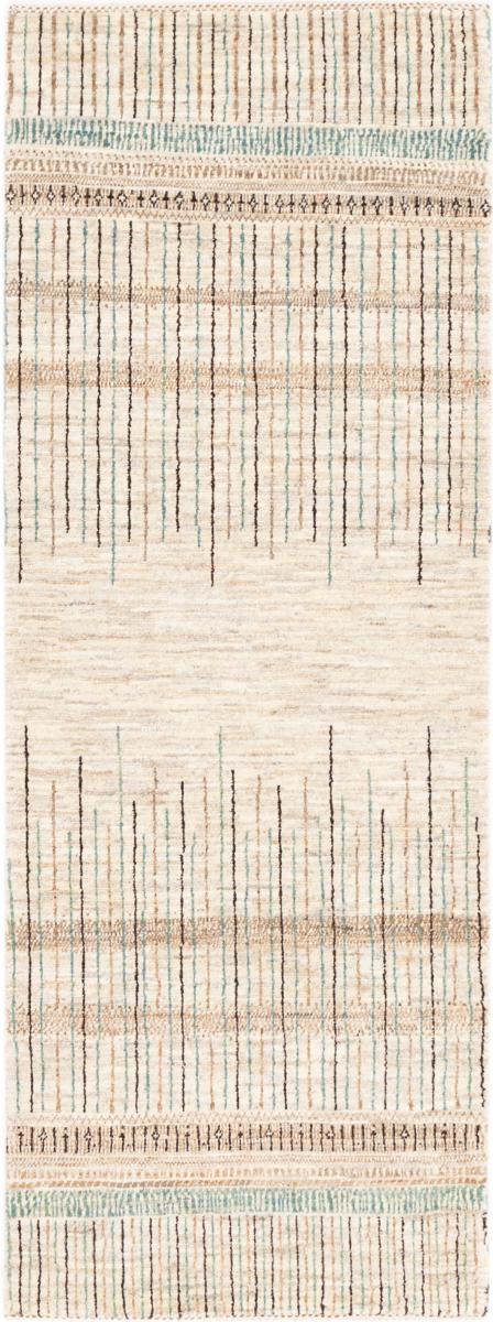 Tappeto persiano Persiano Gabbeh Loribaft Natura 198x73 198x73, Tappeto persiano Annodato a mano