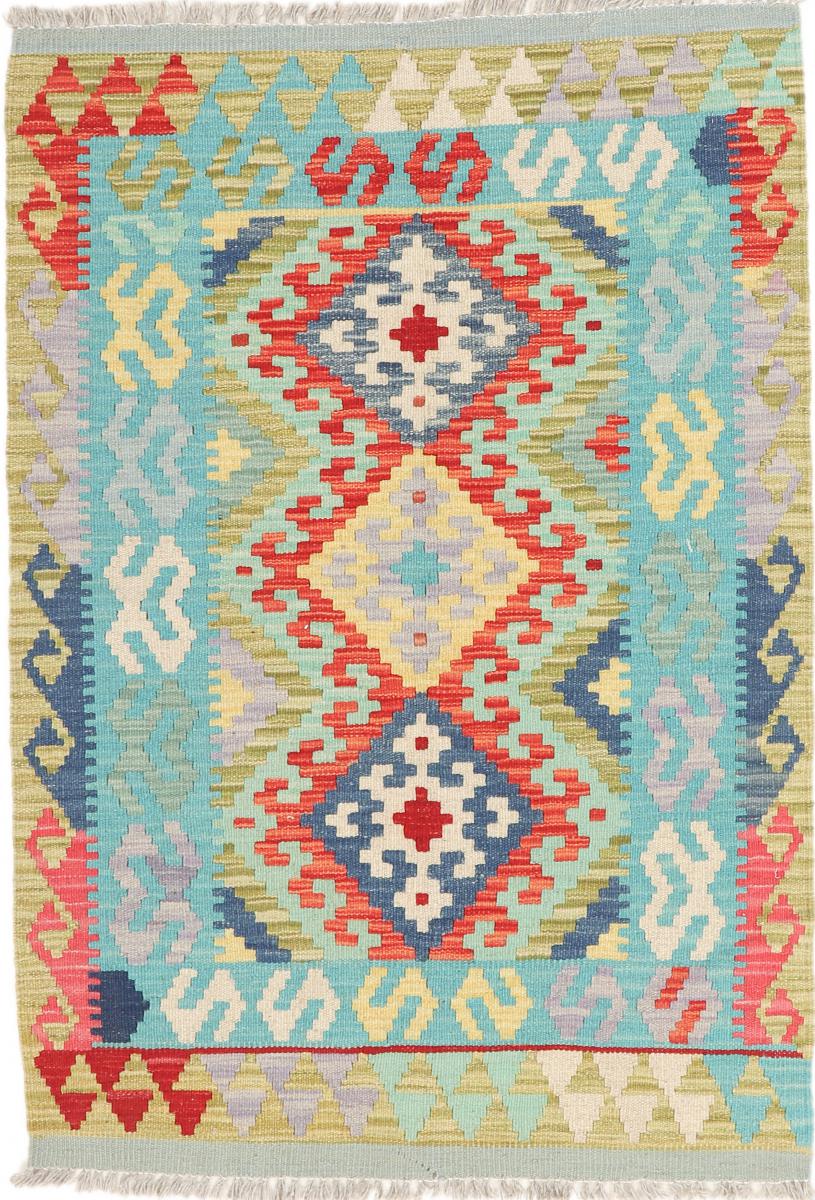 Tapete afegão Kilim Afegão 124x85 124x85, Tapete persa Tecido à mão