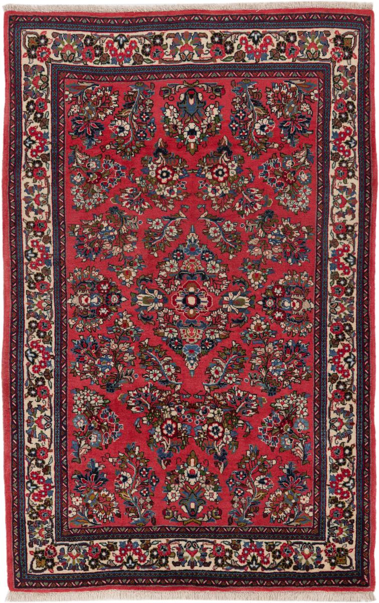 Tapis persan Sarough 206x130 206x130, Tapis persan Noué à la main