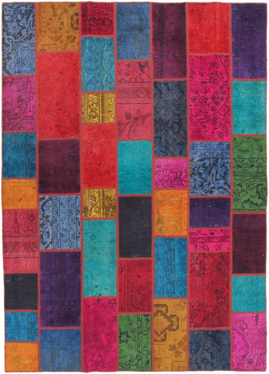 Tapete persa Patchwork 241x171 241x171, Tapete persa Atado à mão