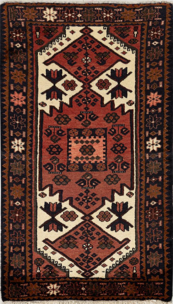 Alfombra persa Khamseh 134x78 134x78, Alfombra persa Anudado a mano