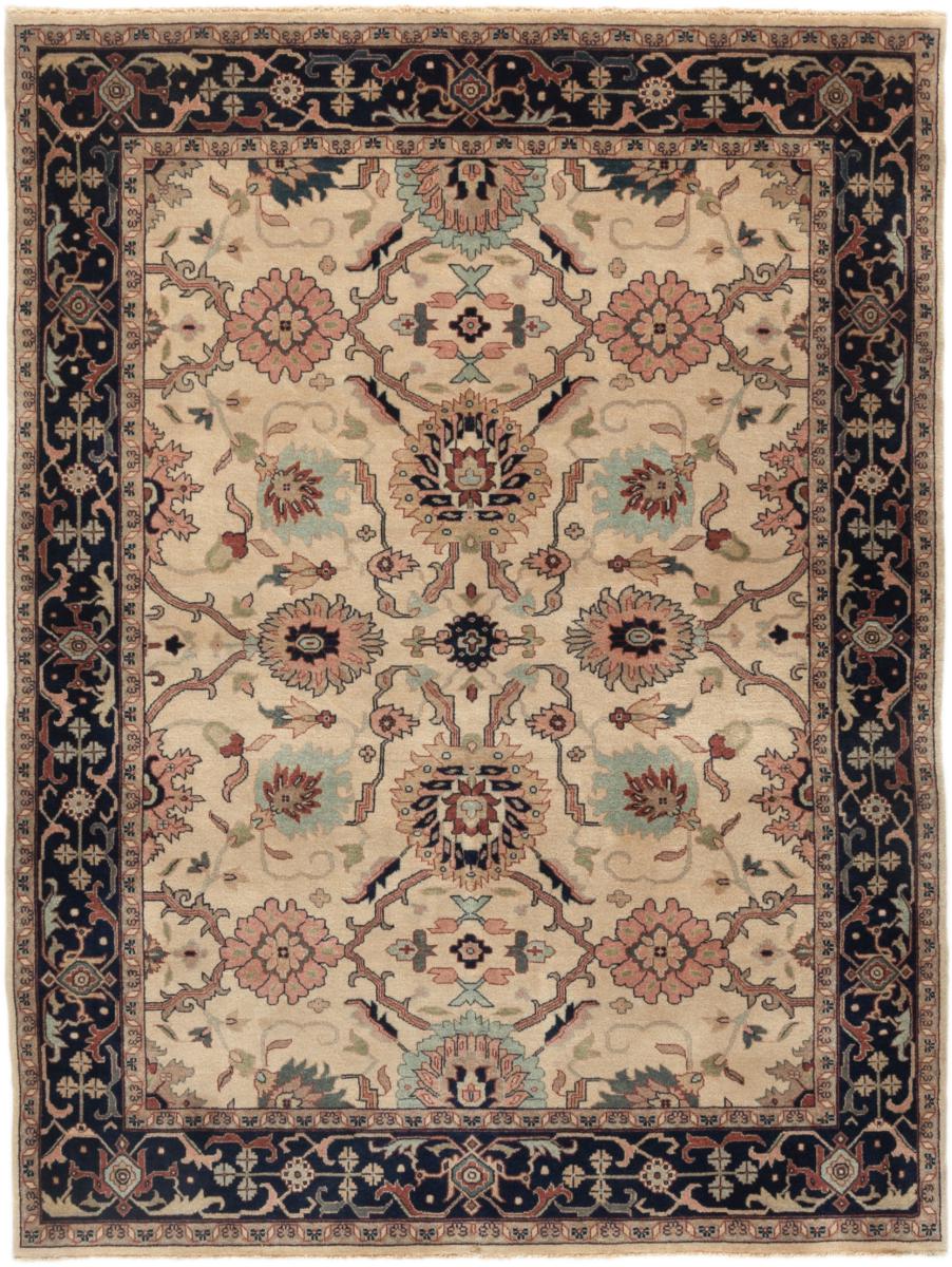 Tappeto indiano Indo Tabriz 199x151 199x151, Tappeto persiano Annodato a mano