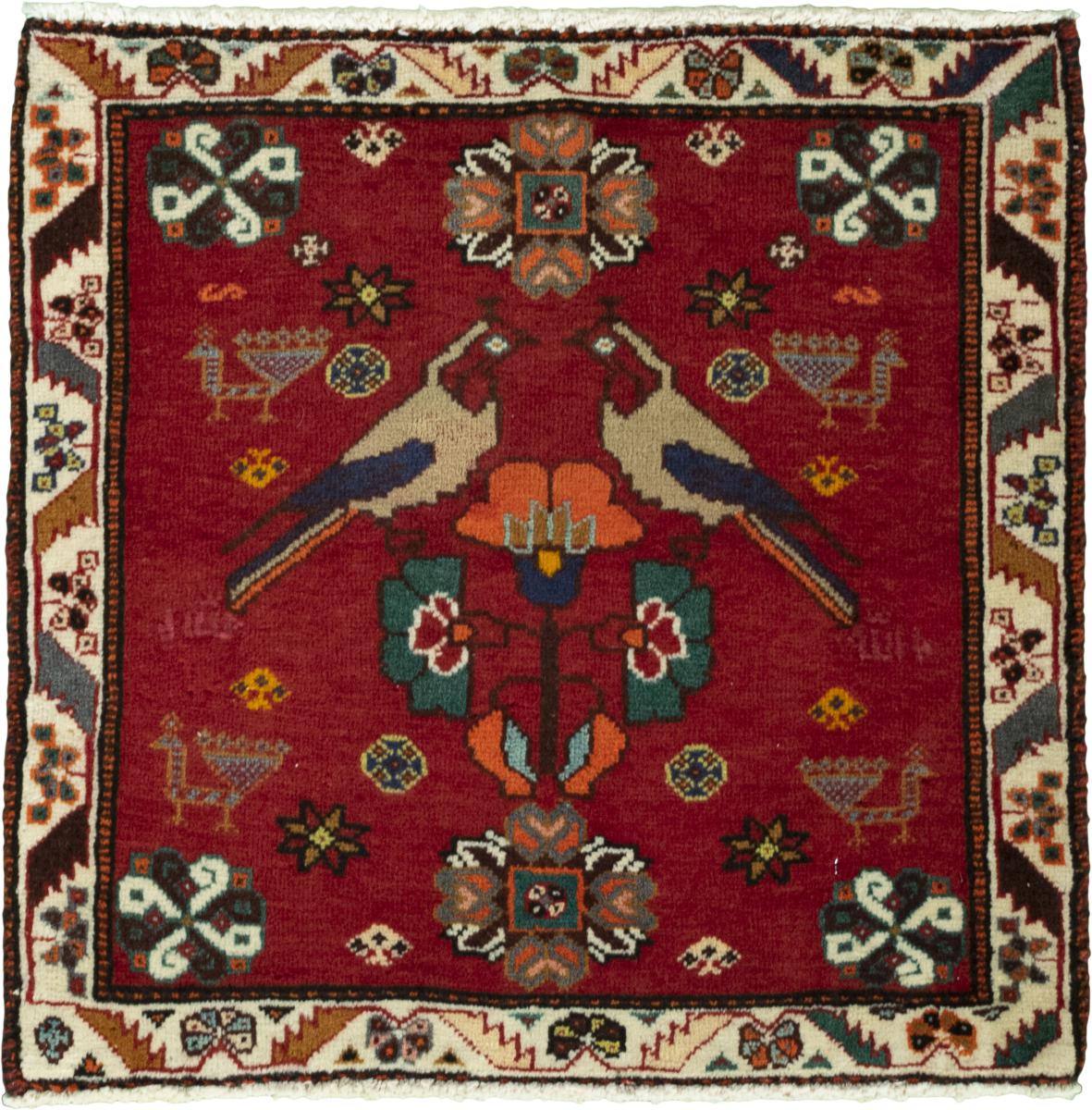 Persian Rug Shiraz 57x59 57x59, Persian Rug Knotted by hand