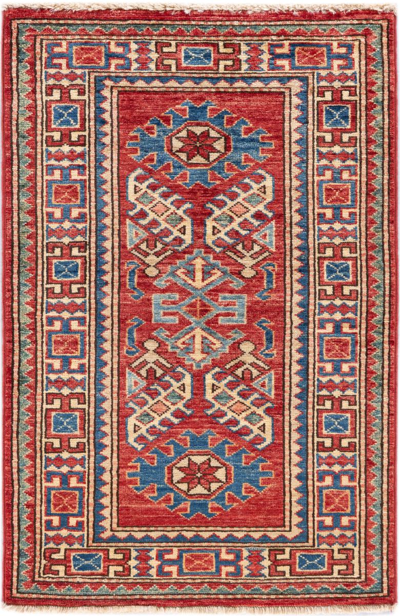 Alfombra afgana Super Kazak 91x58 91x58, Alfombra persa Anudado a mano