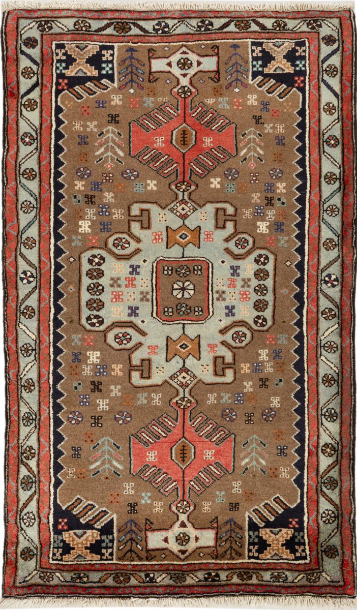 Alfombra persa Khamseh 139x82 139x82, Alfombra persa Anudado a mano