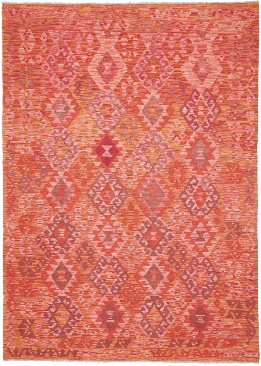 Afghan rug Kilim Afghan 251x181 251x181, Persian Rug Woven by hand