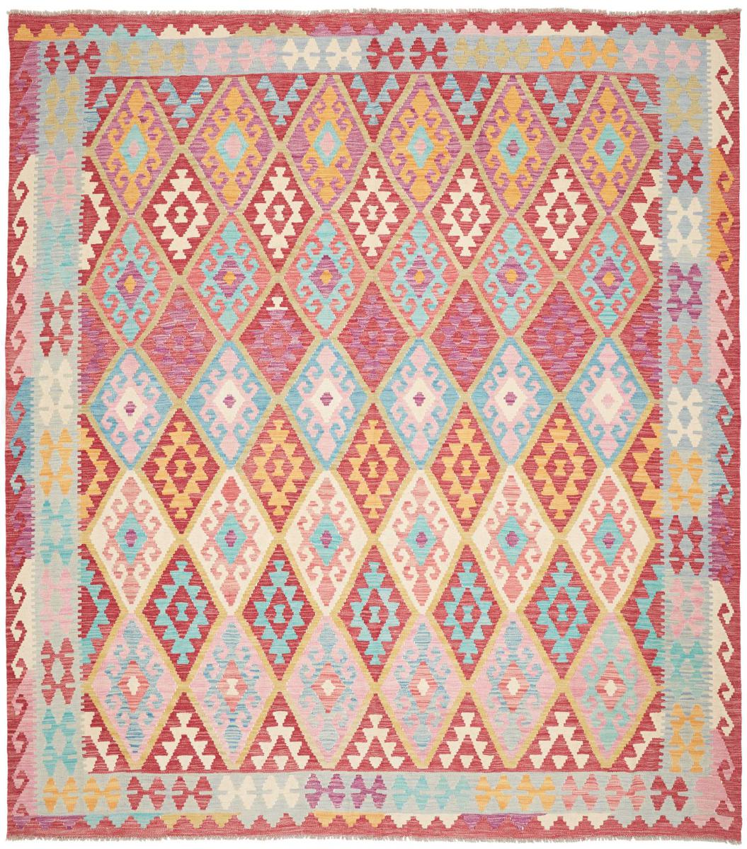 Alfombra afgana Kilim Afghan 297x265 297x265, Alfombra persa Tejido a mano
