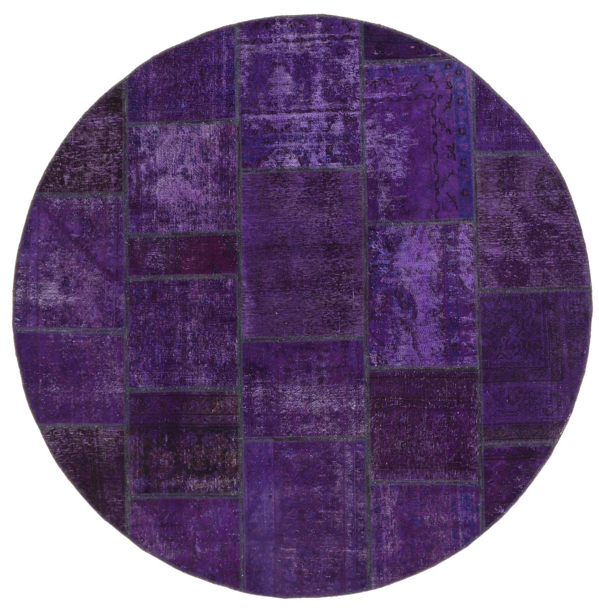 Perzisch tapijt Patchwork 199x199 199x199, Perzisch tapijt Handgeknoopte