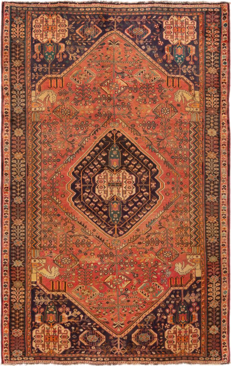 Tapis persan Ghashghai 247x157 247x157, Tapis persan Noué à la main