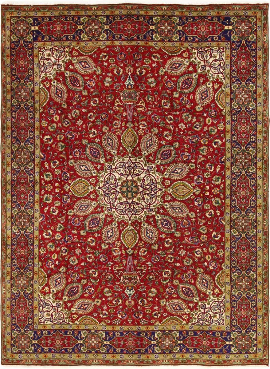 Alfombra persa Tabriz 346x254 346x254, Alfombra persa Anudado a mano