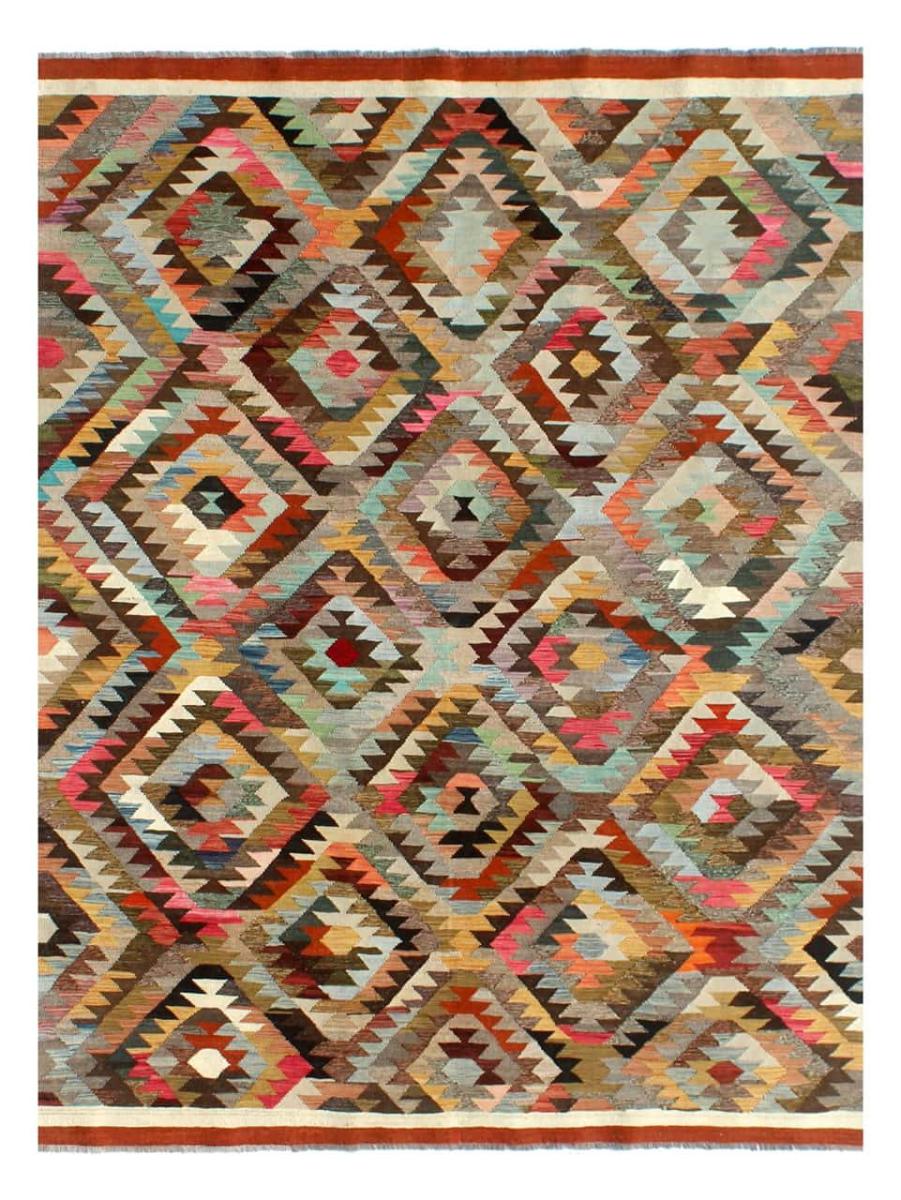 Afghan rug Kilim Afghan Heritage 9'10"x6'11" 9'10"x6'11", Persian Rug Woven by hand