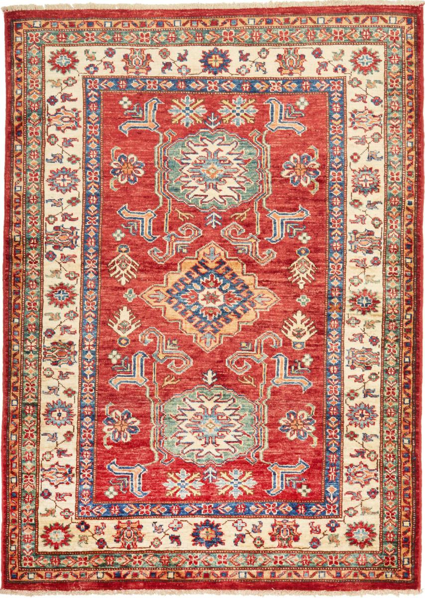 Tapete paquistanês Kazak 145x106 145x106, Tapete persa Atado à mão