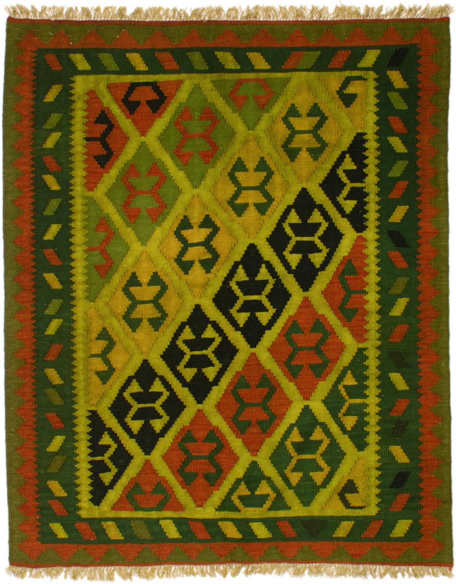 Tapete persa Kilim Fars 194x159 194x159, Tapete persa Tecido à mão