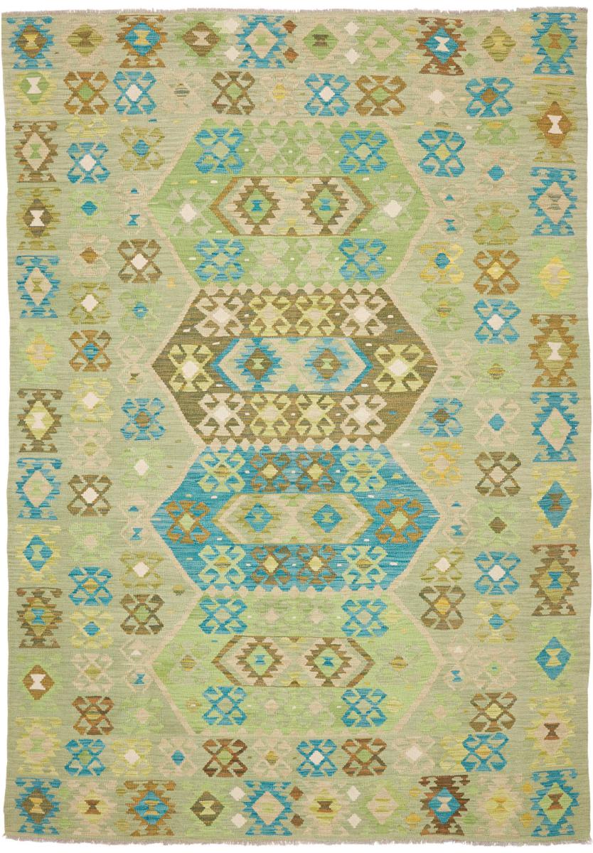 Afghanischer Teppich Kelim Afghan 289x202 289x202, Perserteppich Handgewebt