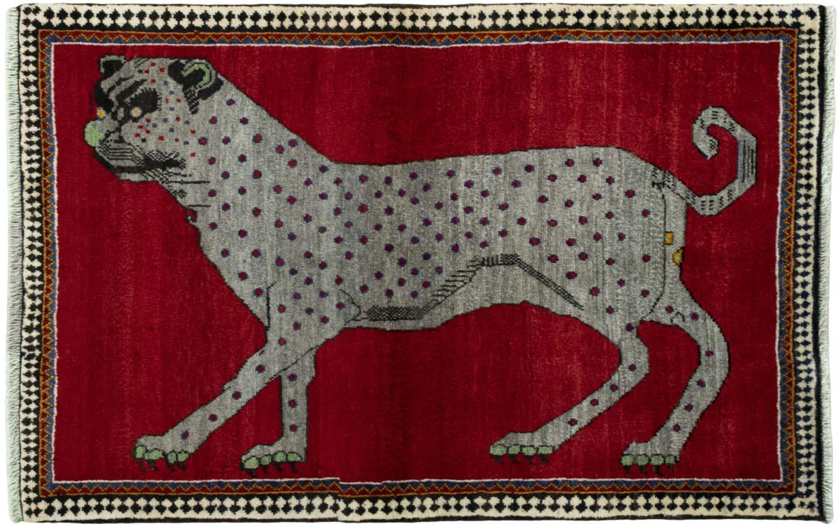 Persian Rug Persian Gabbeh Old 153x99 153x99, Persian Rug Knotted by hand