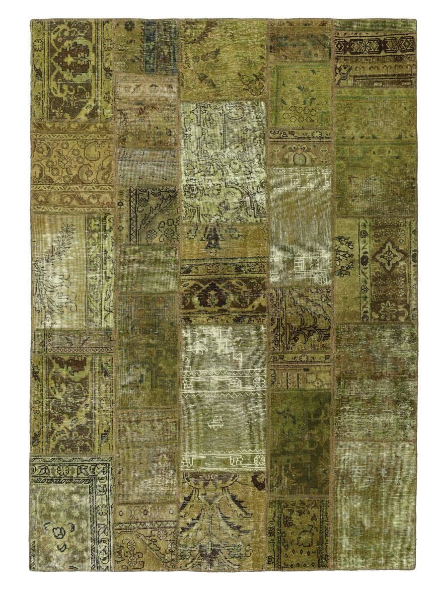 Tapete persa Patchwork 246x170 246x170, Tapete persa Atado à mão