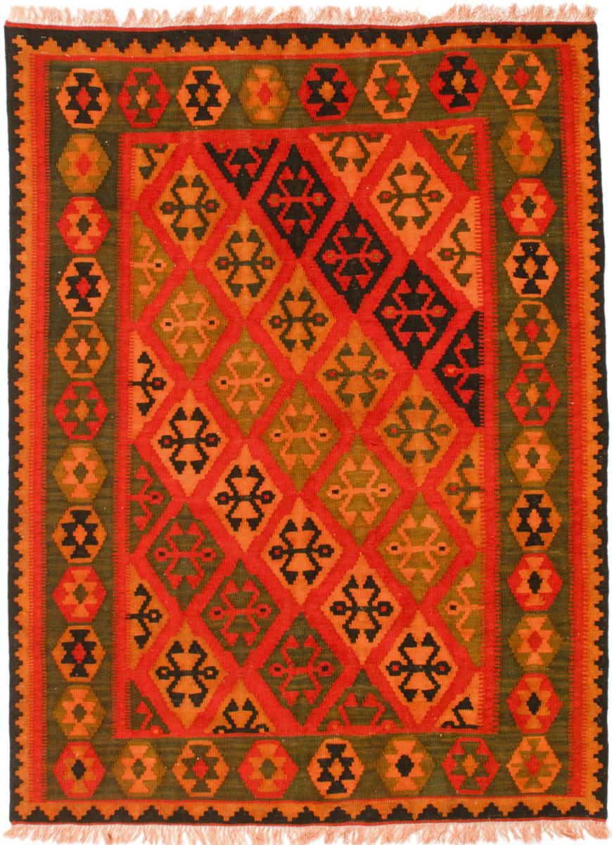 Tapete persa Kilim Fars 199x154 199x154, Tapete persa Tecido à mão