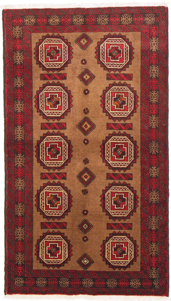 Tapete persa Balúchi 187x107 187x107, Tapete persa Atado à mão