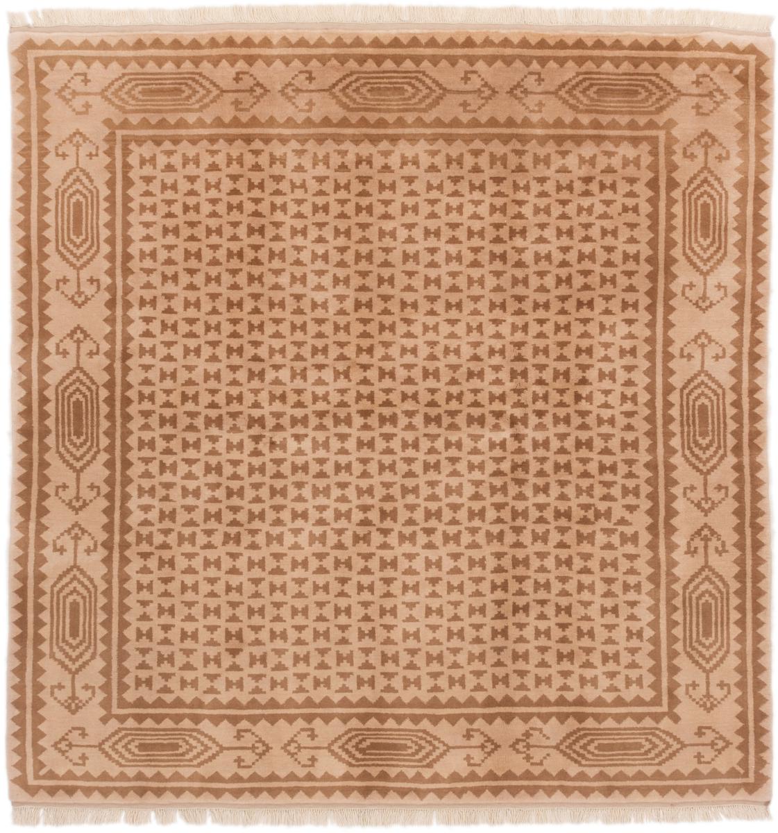 Tapis chinois Chinois 7'9"x7'7" 7'9"x7'7", Tapis persan Noué à la main