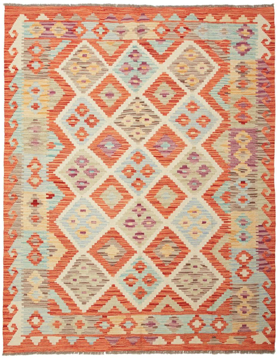 Tapete afegão Kilim Afegão 195x151 195x151, Tapete persa Tecido à mão