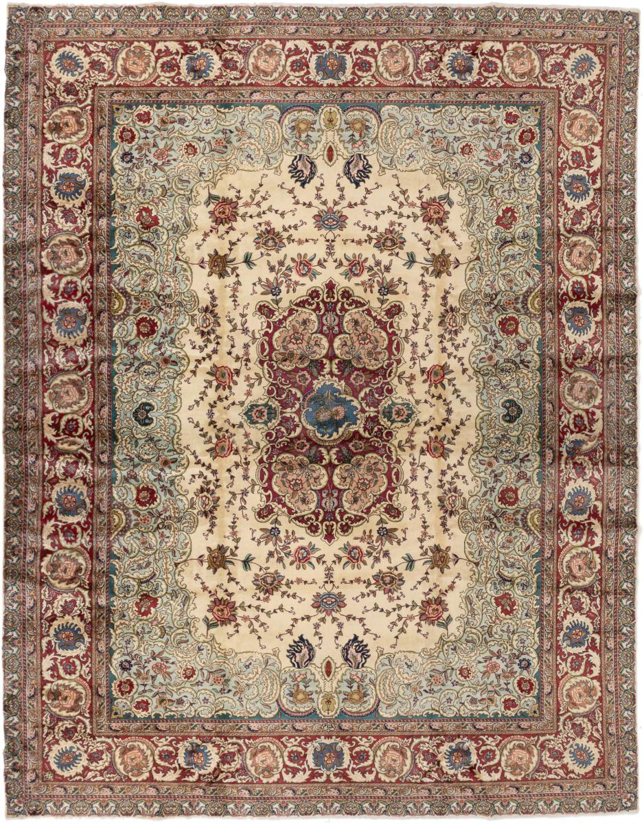 Tapete persa Tabriz 465x370 465x370, Tapete persa Atado à mão