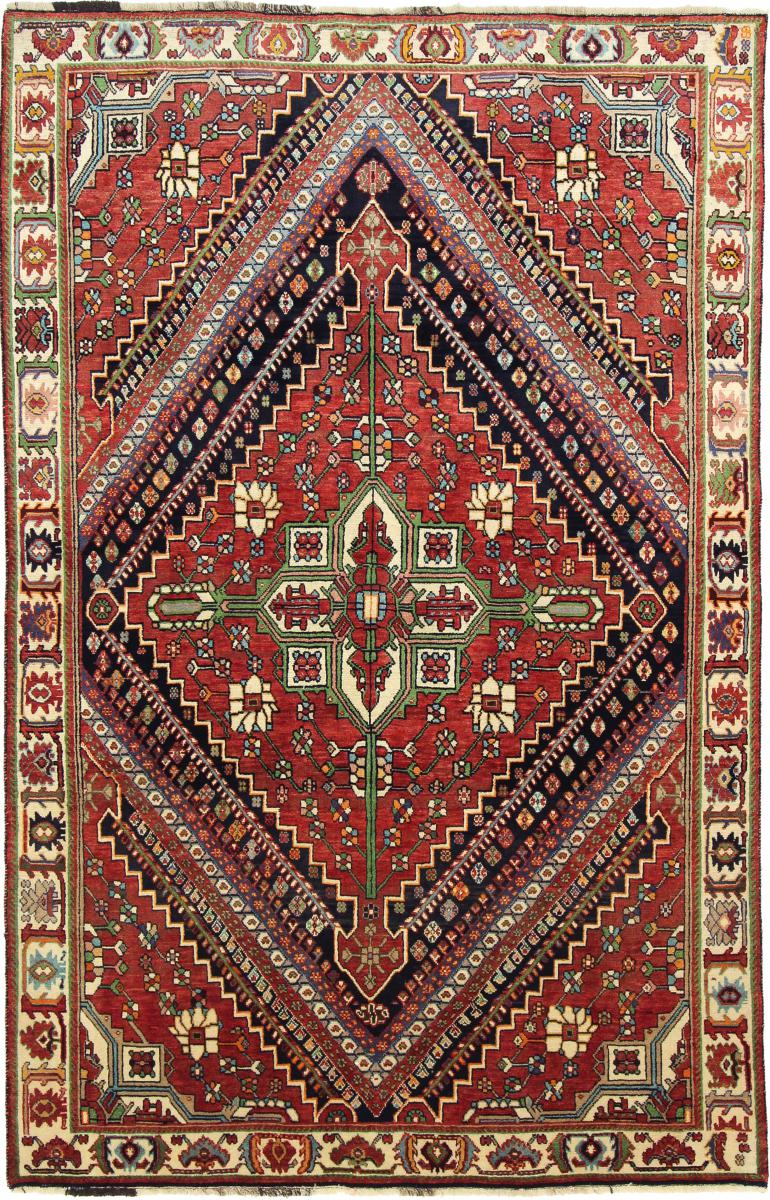 Persisk tæppe Ghashghai 248x159 248x159, Persisk tæppe Knyttet i hånden