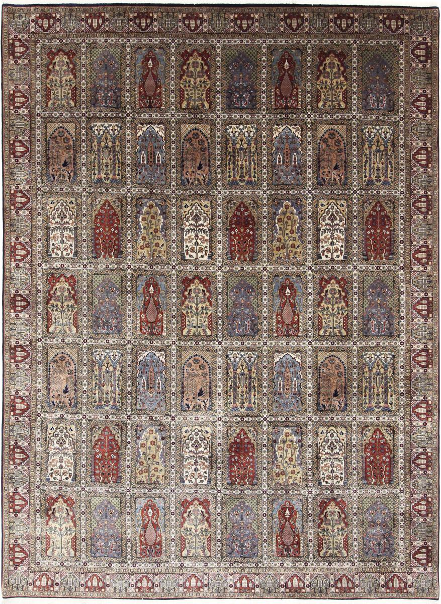 Tapete indiano Ghom 338x249 338x249, Tapete persa Atado à mão