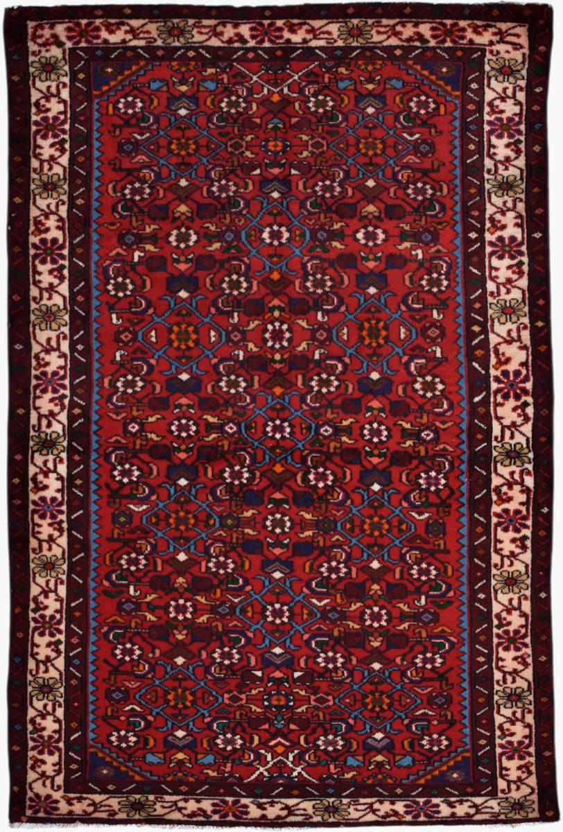 Tapis persan Hamadan 161x102 161x102, Tapis persan Noué à la main