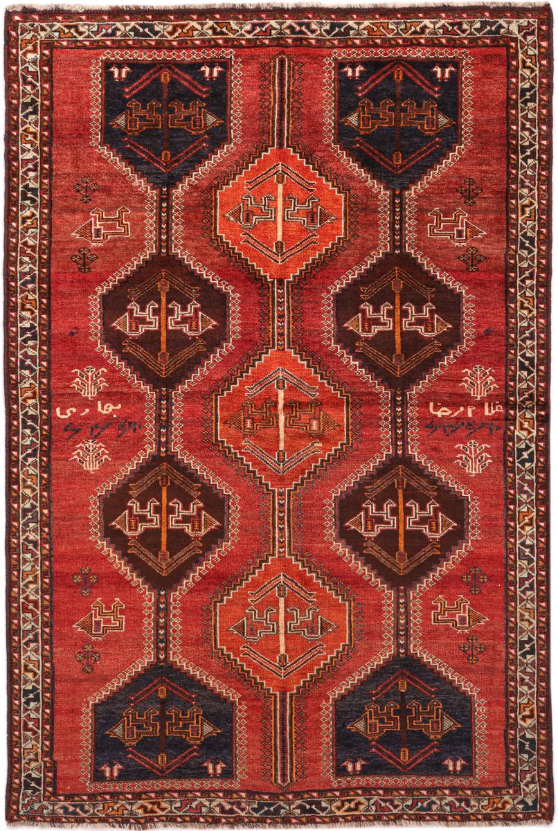 Persisk tæppe Shiraz 245x161 245x161, Persisk tæppe Knyttet i hånden