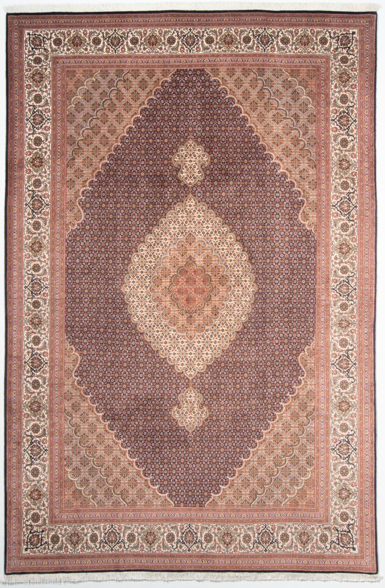 Tapete persa Tabriz 50Raj 305x203 305x203, Tapete persa Atado à mão