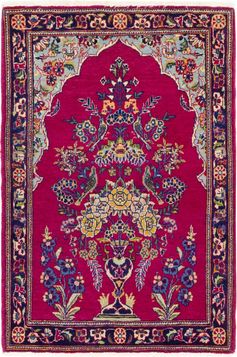 Tapete persa Keshan 91x66 91x66, Tapete persa Atado à mão