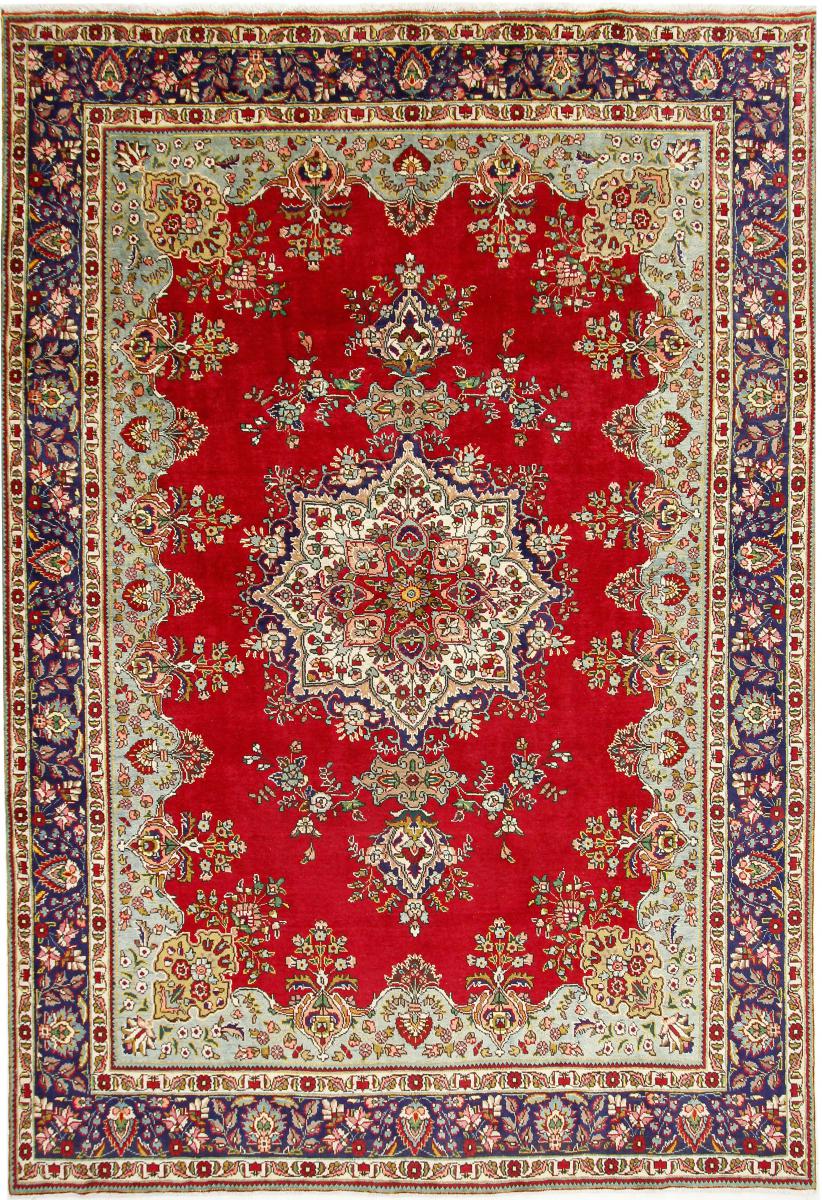 Tapete persa Tabriz 365x254 365x254, Tapete persa Atado à mão