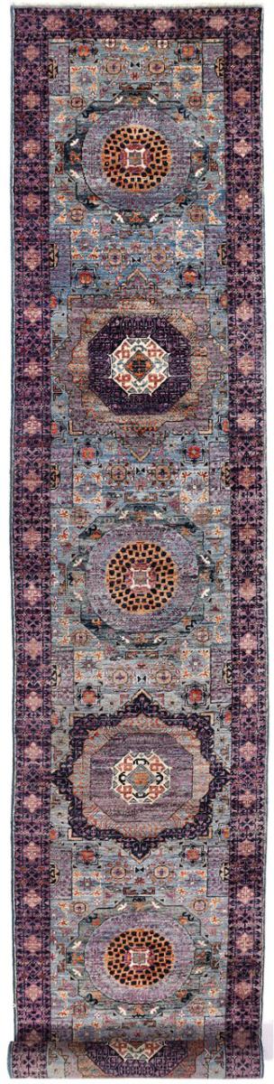Tapis pakistanais Mamluk 482x78 482x78, Tapis persan Noué à la main
