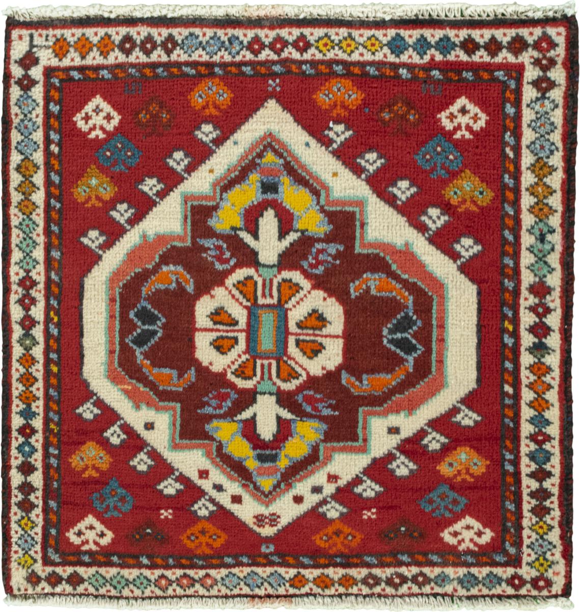 Alfombra persa Shiraz 60x61 60x61, Alfombra persa Anudado a mano