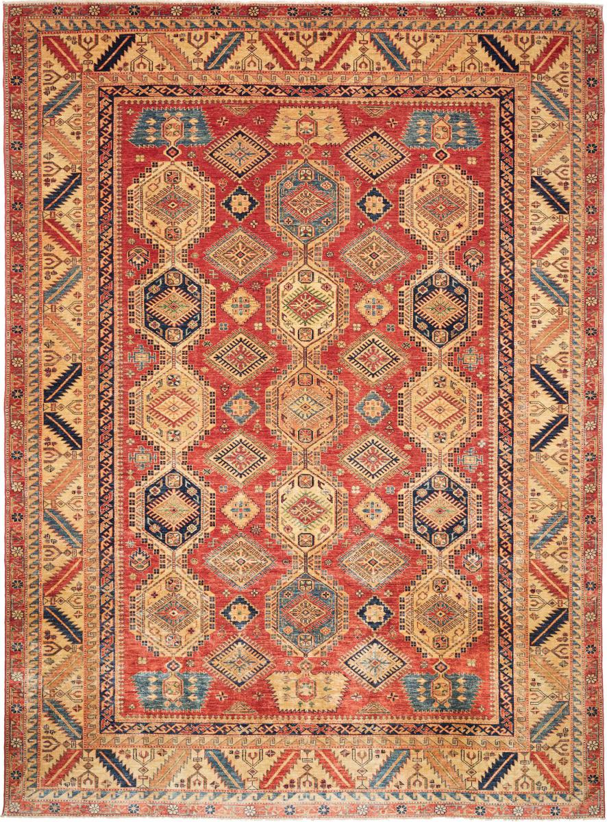 Pakistani rug Super Kazak 11'10"x8'10" 11'10"x8'10", Persian Rug Knotted by hand
