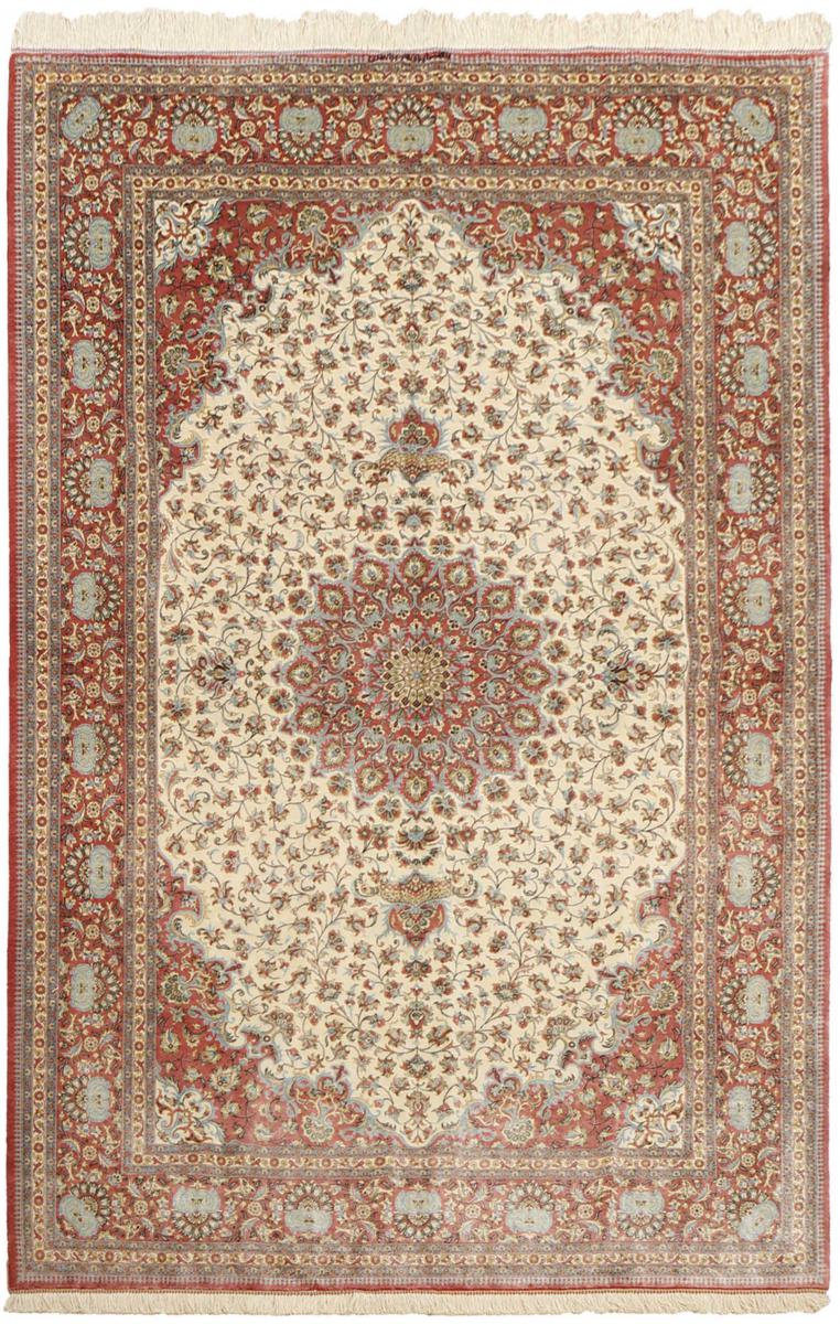 Persian Rug Qum Silk 250x159 250x159, Persian Rug Knotted by hand