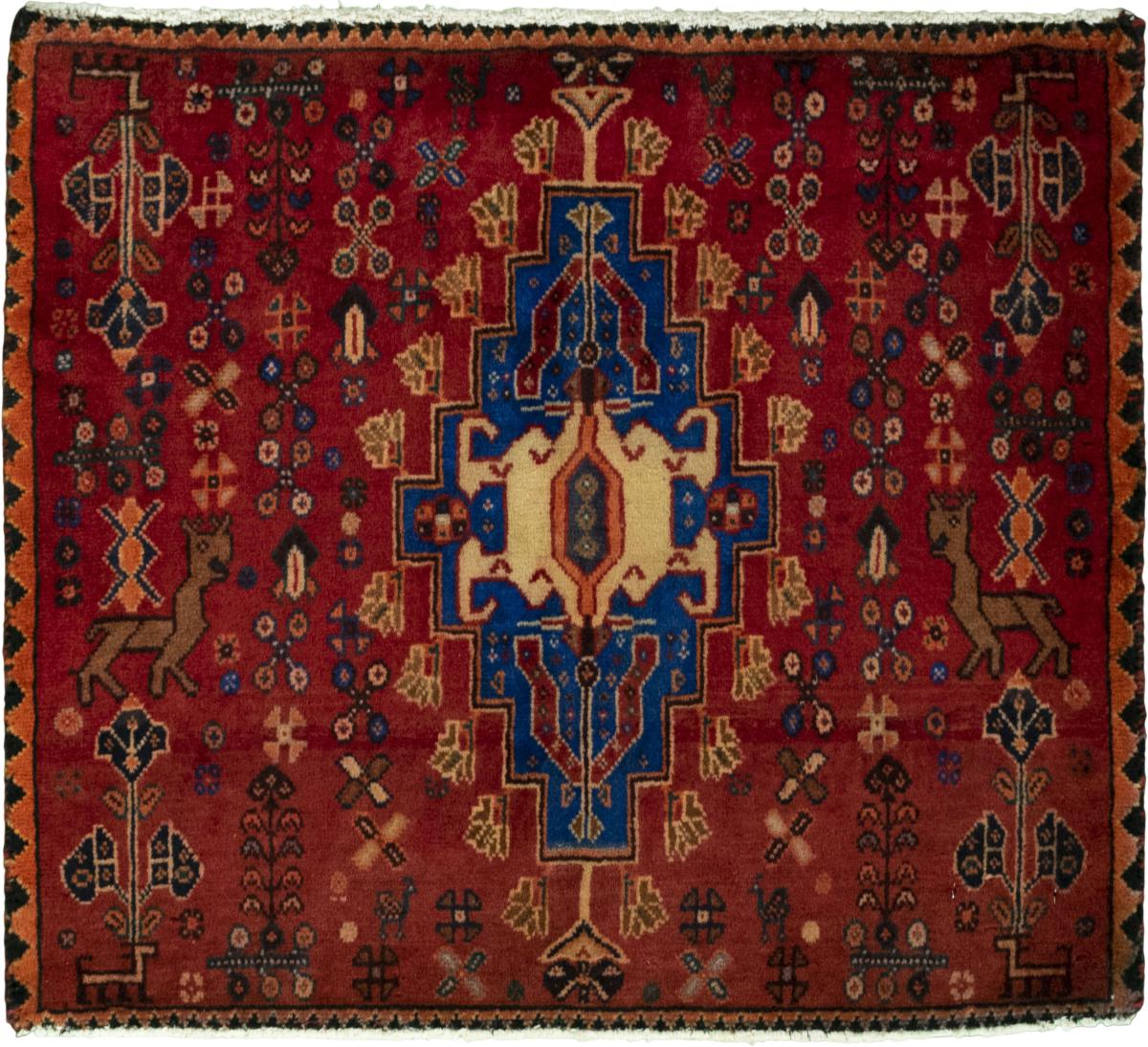 Tappeto persiano Shiraz 62x70 62x70, Tappeto persiano Annodato a mano