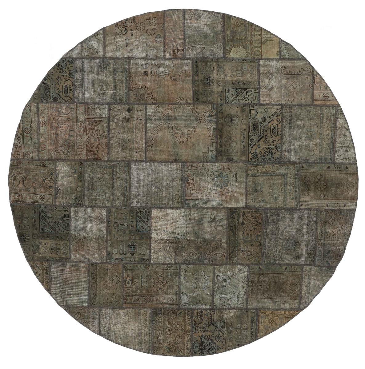 Dywan perski Patchwork 301x299 301x299, Dywan perski Ręcznie tkany