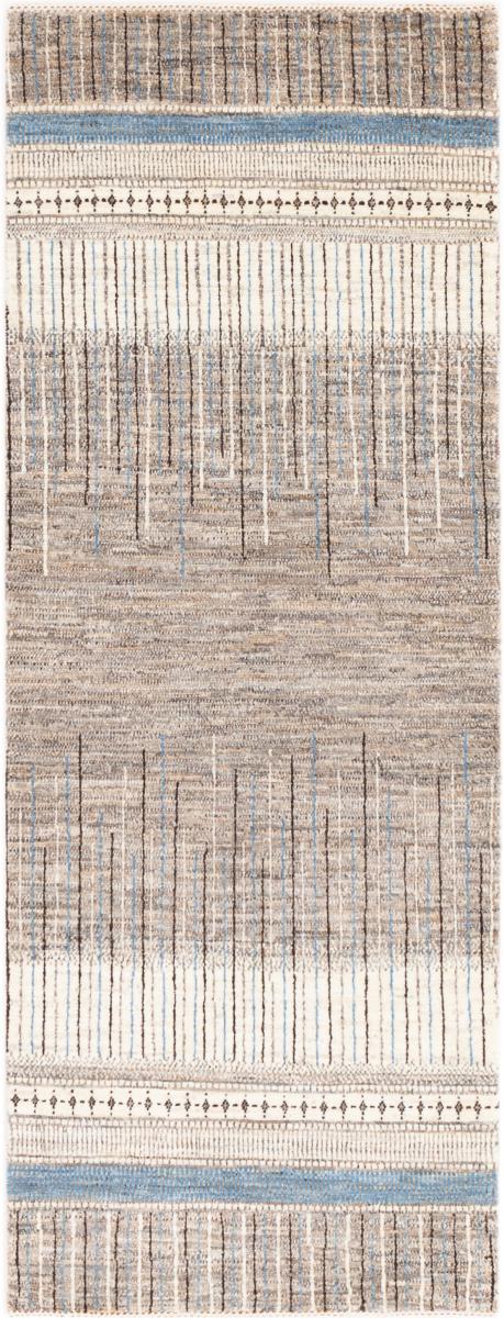 Alfombra persa Persa Gabbeh Loribaft Natura 203x75 203x75, Alfombra persa Hecho a mano