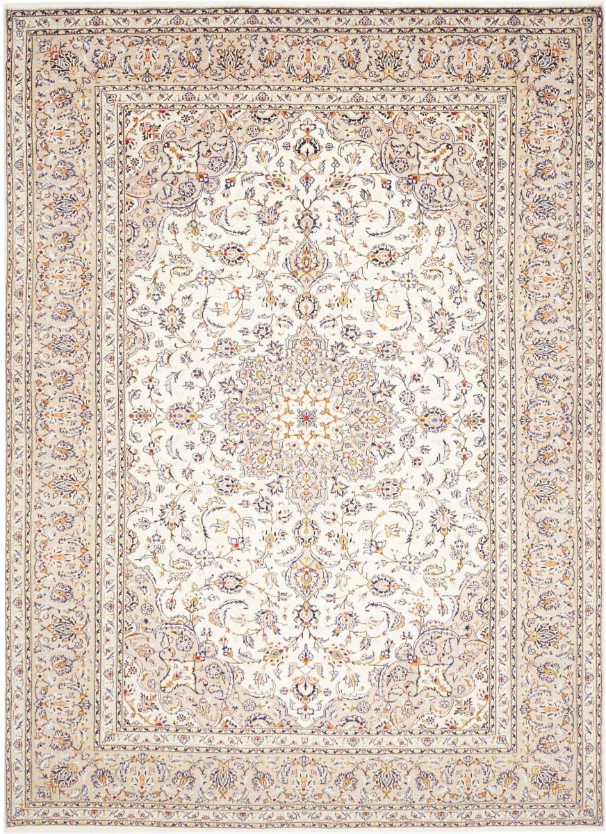 Tapis persan Kashan 386x259 386x259, Tapis persan Noué à la main
