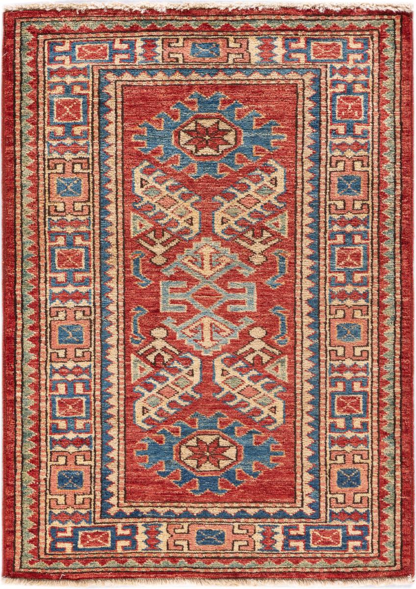 Alfombra afgana Super Kazak 88x63 88x63, Alfombra persa Anudado a mano