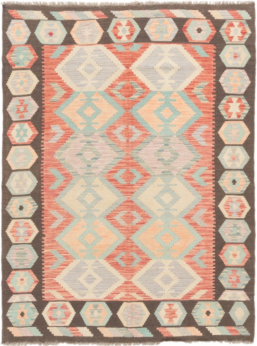 Tapete afegão Kilim Afegão 177x132 177x132, Tapete persa Tecido à mão