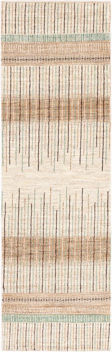 Tapis persan Persan Gabbeh Loribaft Natura 212x68 212x68, Tapis persan Noué à la main