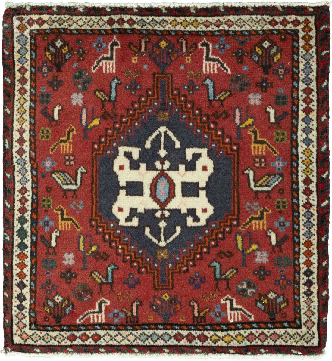 Persialainen matto Shiraz 66x62 66x62, Persialainen matto Solmittu käsin