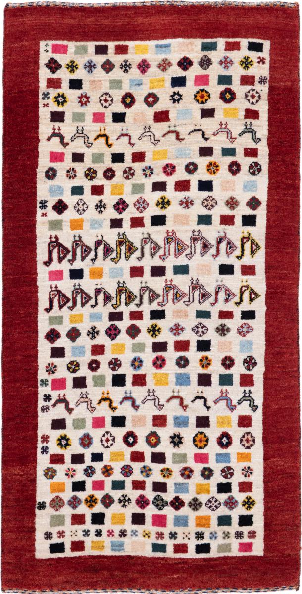 Tapis persan Persan Gabbeh Kashkuli Edition 149x75 149x75, Tapis persan Noué à la main