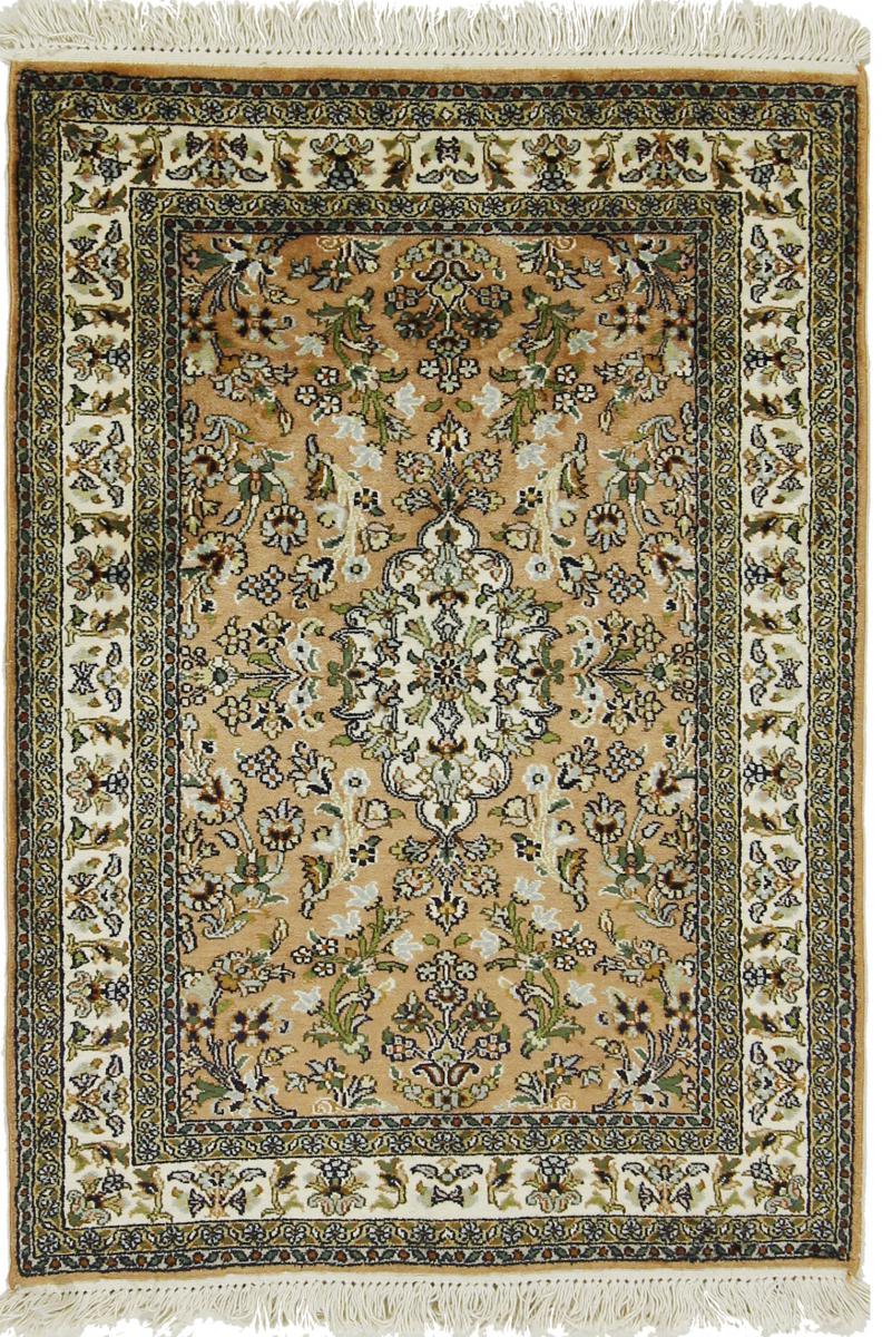 Tapis indien Cachemire Soie 95x64 95x64, Tapis persan Noué à la main