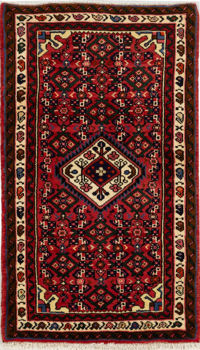 Persisk teppe Hosseinabad 128x73 128x73, Persisk teppe Knyttet for hånd