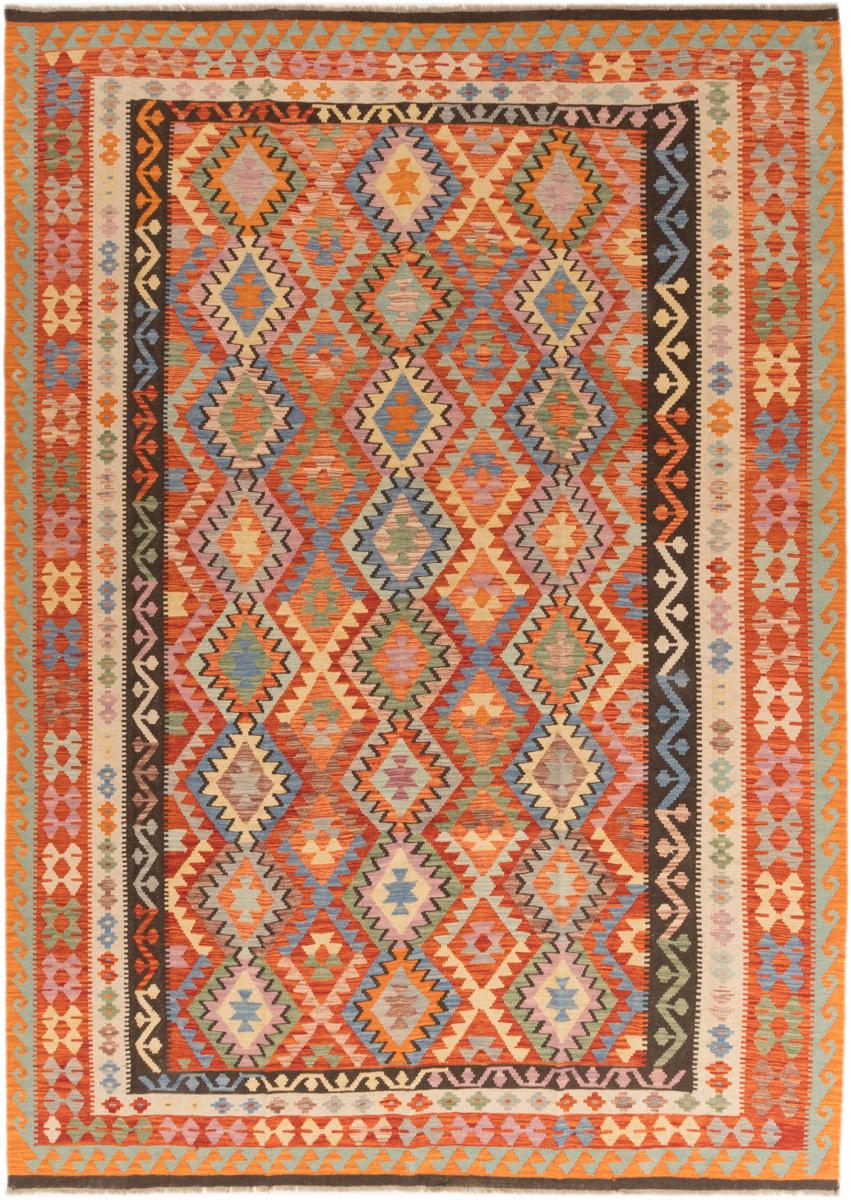 Tapis afghan Kilim Afghan 349x254 349x254, Tapis persan Tissé à la main