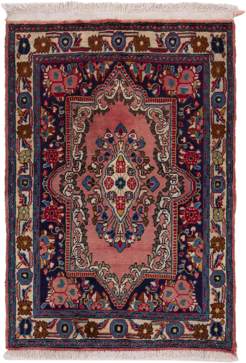 Persian Rug Hamadan 92x65 92x65, Persian Rug Knotted by hand